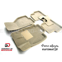Текстильные 3D коврики Euromat3D Business в салон для Cadillac SRX (2010-2015) № EMC3D-001304T Бежевые Текстильные 3D коврики Euromat3D Business в салон для Cadillac SRX (2010-2015) № EMC3D-001304T Бежевые
