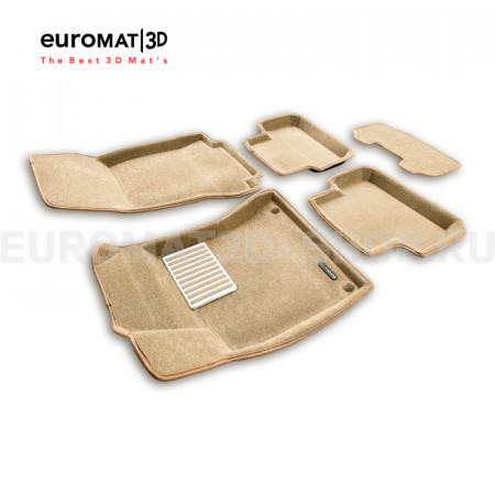 Текстильные 3D коврики Euromat3D Lux в салон для Mercedes A-Class (W176) (2013-2018) № EM3D-003516T Бежевые Текстильные 3D коврики Euromat3D Lux в салон для Mercedes A-Class (W176) (2013-2018) № EM3D-003516T Бежевые