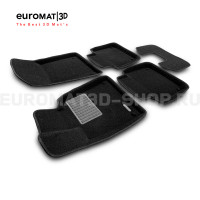Текстильные 3D коврики Euromat3D Business в салон для Lexus GS (2012-2015) № EMC3D-003215