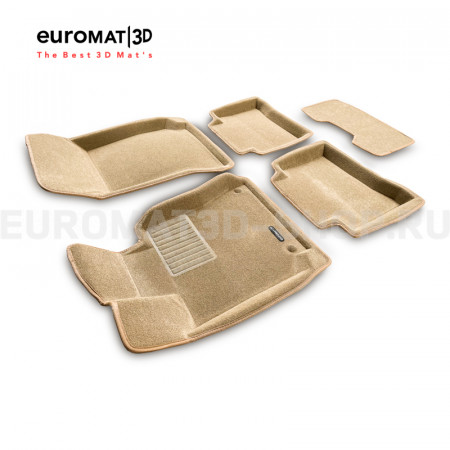 Текстильные 3D коврики Euromat3D Business в салон для Mercedes CLS-Class (W218) (2011-2017) № EMC3D-003505T Бежевые Текстильные 3D коврики Euromat3D Business в салон для Mercedes CLS-Class (W218) (2011-2017) № EMC3D-003505T Бежевые