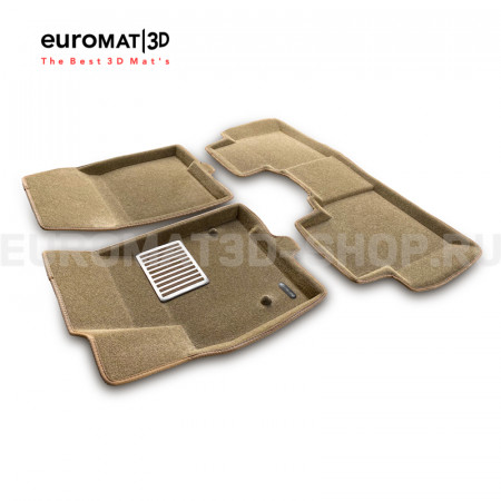 Текстильные 3D коврики Euromat3D Lux в салон для Cadillac XT5 (2017-) № EM3D-001307T Бежевые Текстильные 3D коврики Euromat3D Lux в салон для Cadillac XT5 (2017-) № EM3D-001307T Бежевые
