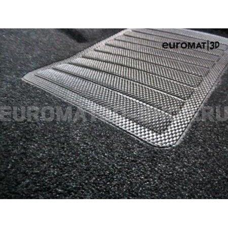Текстильные 3D коврики Euromat3D Business в салон для Volkswagen Teramont (2018-) № EMC3D-005410