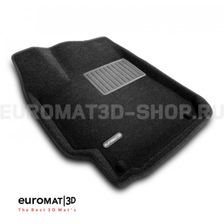 Текстильные 3D коврики Euromat3D Premium в салон для Toyota Camry V50 (2011-2017) № EMPR3D-005104