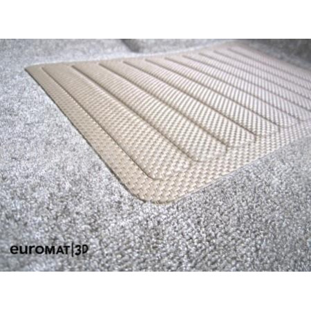 Текстильные 3D коврики Euromat3D Business в салон для Citroen C-Crosser № EMC3D-003609T Бежевые