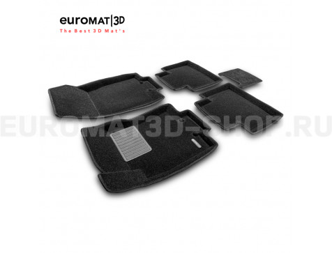 Текстильные 3D коврики Euromat3D Premium в салон для Nissan X-Trail (T32) (2015-2020) № EMPR3D-003724 Текстильные 3D коврики Euromat3D Premium в салон для Nissan X-Trail (T32) (2015-2020) № EMPR3D-003724
