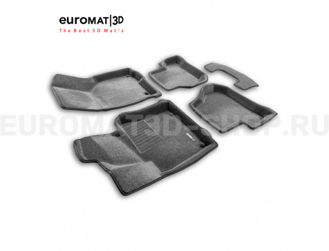 Текстильные 3D коврики Euromat3D Business в салон для Skoda Octavia A5 (2004-2013) № EMC3D-004502G Серые Текстильные 3D коврики Euromat3D Business в салон для Skoda Octavia A5 (2004-2013) № EMC3D-004502G Серые
