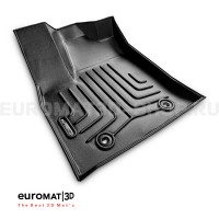 3D коврики Euromat3D Liner в салон для Mitsubishi Outlander XL (2006-2012) № EM3DLI-003609