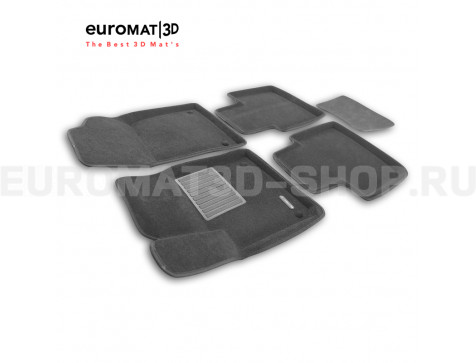 Текстильные 3D коврики Euromat3D Premium в салон для Geely Monjaro (2021-) № EMPR3D-001412