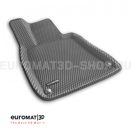 3D коврики Euromat3D EVA в салон для Mercedes S-Class (W222) (2013-2020) № EM3DEVA-003515G Серые