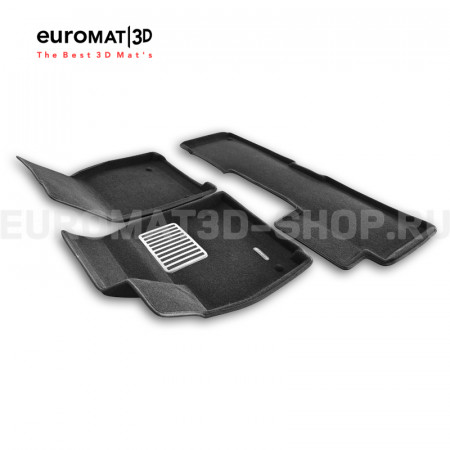 Текстильные 3D коврики Euromat3D Lux в салон для Avatr 11 (2022-) № EM3D-000040